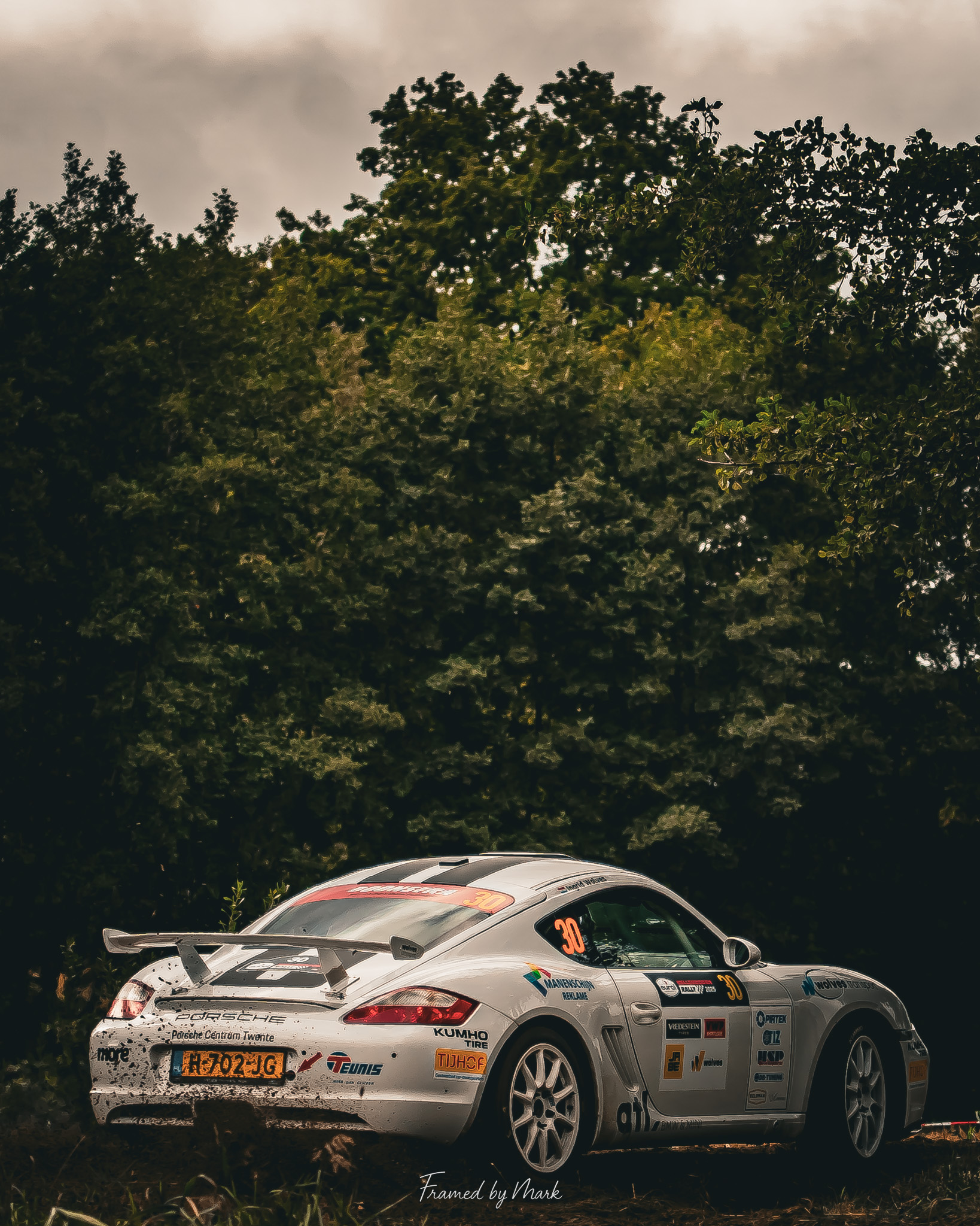Rally car porsche